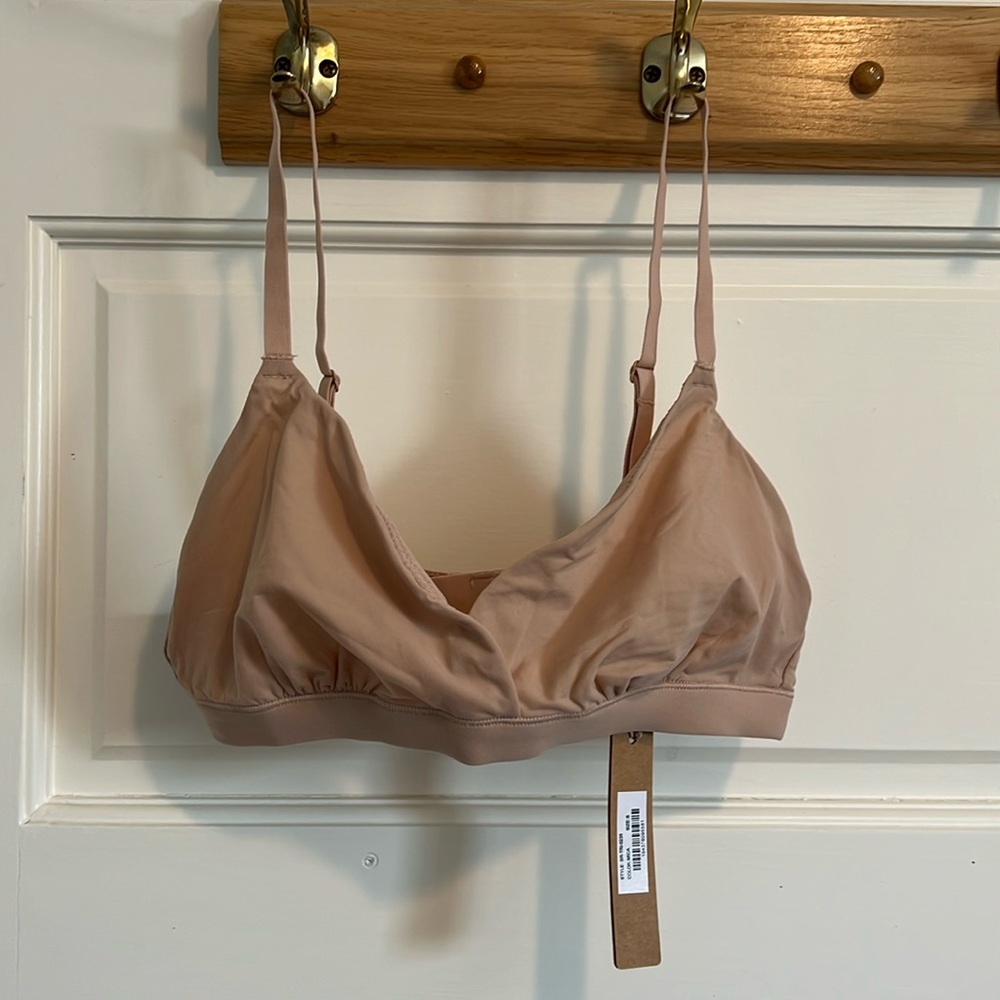 Skims Crossover bralette, color Mica. Size S. NWT.